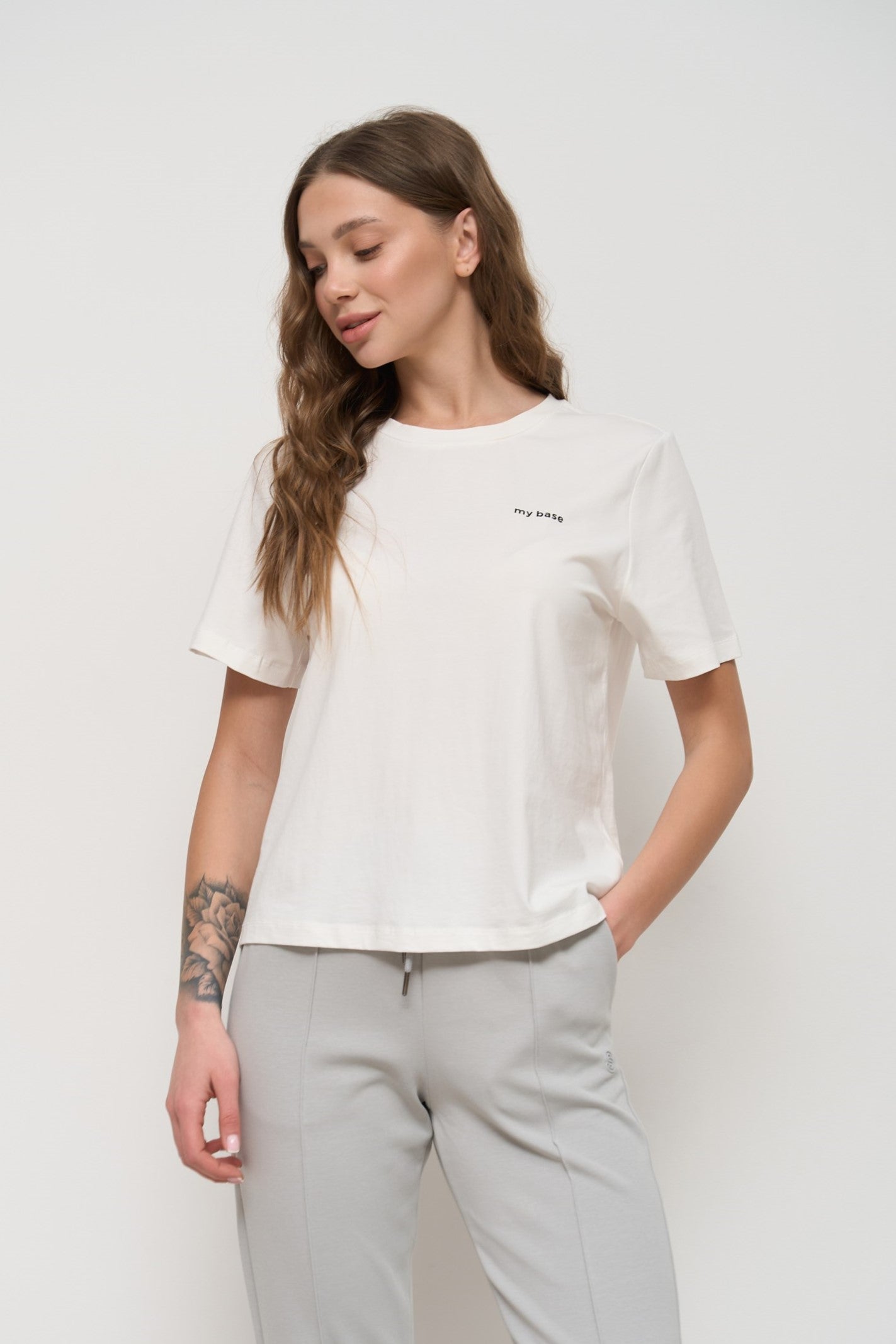 White Basic T-Shirt