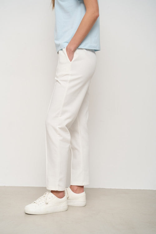 Classic White Pants - SOLMAR