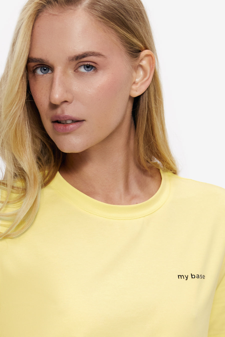 My Base graphic T-shirt, Lemon Cream