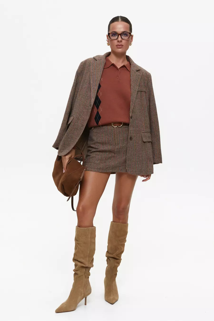 Brown Classic Check Jacket